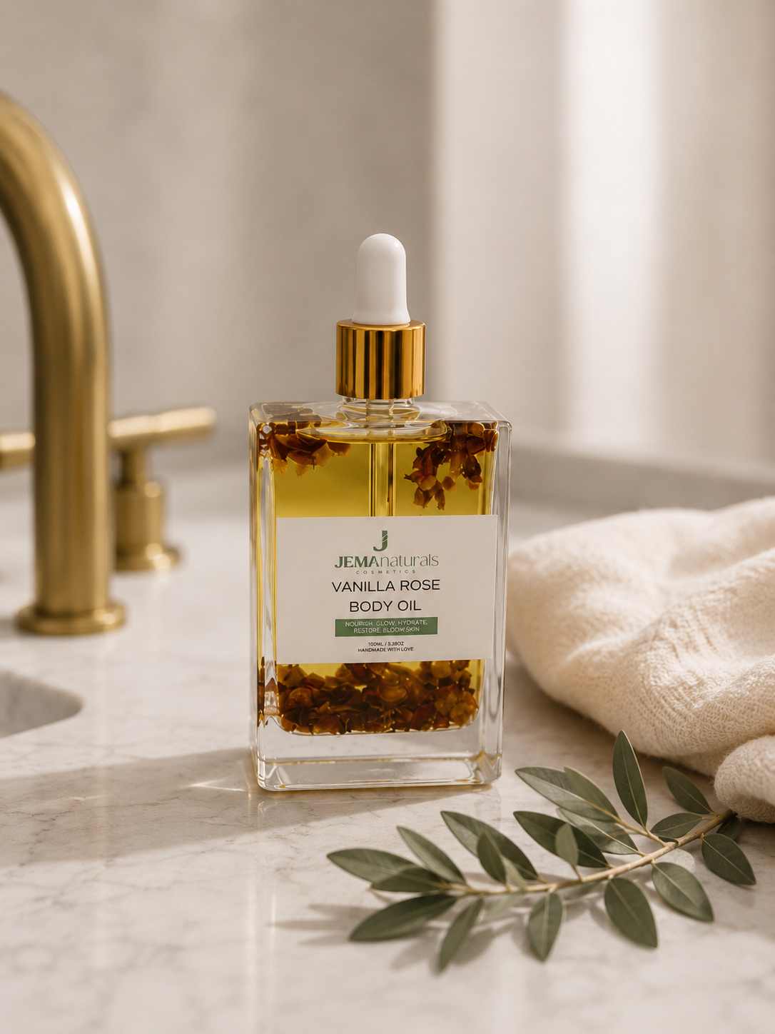 Vanilla Rose Oil Body Oil