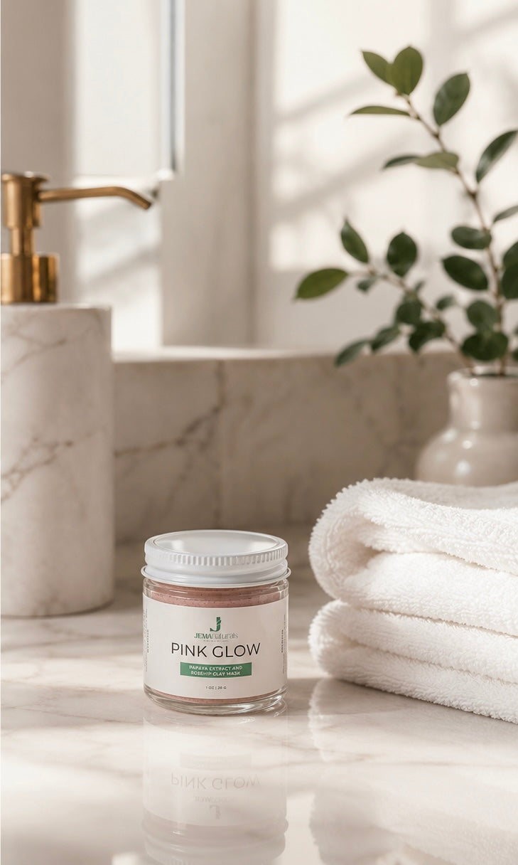 Pink  Glow Mask