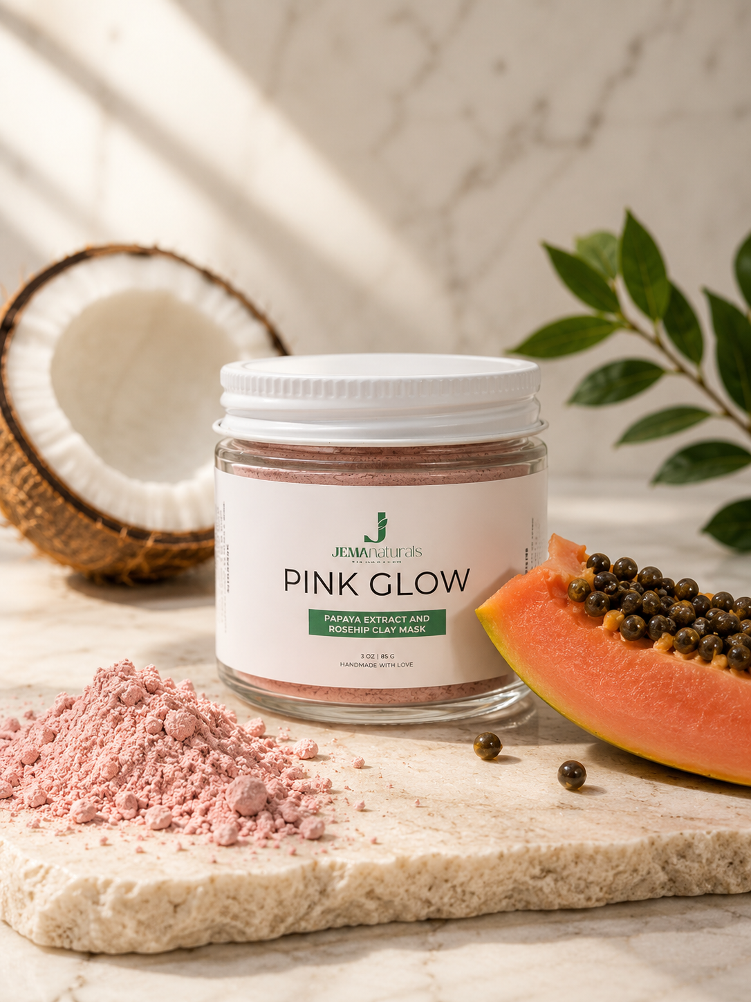 Pink  Glow Mask